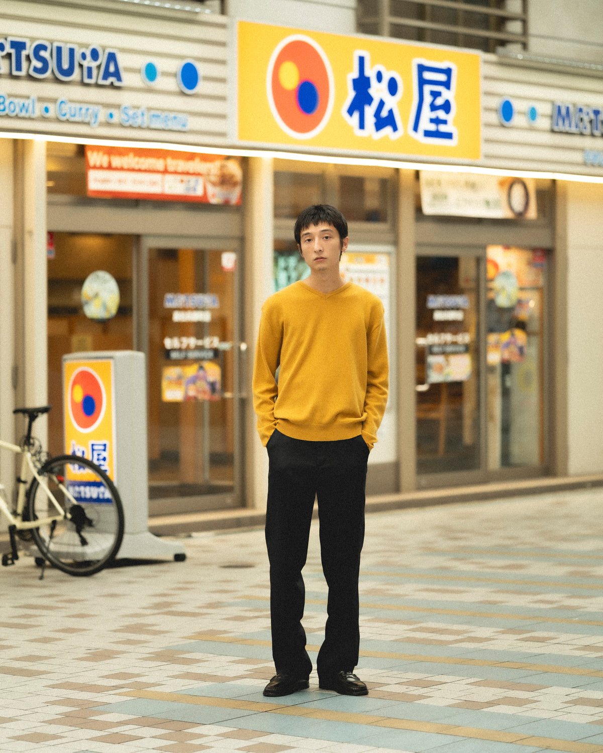 KNITTED V NECK JUMPER
