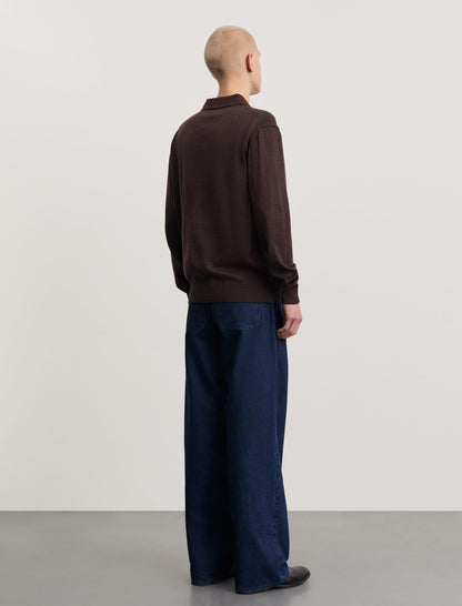 ANOTHER Polo Shirt 2.0, Brown Melange