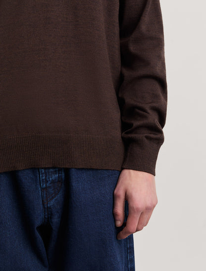 ANOTHER Polo Shirt 2.0, Brown Melange