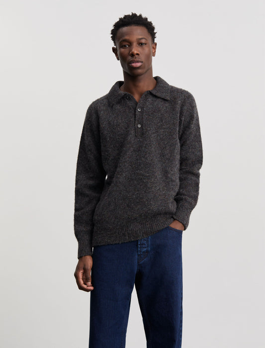 ANOTHER Polo Shirt 4.0, Grey Melange