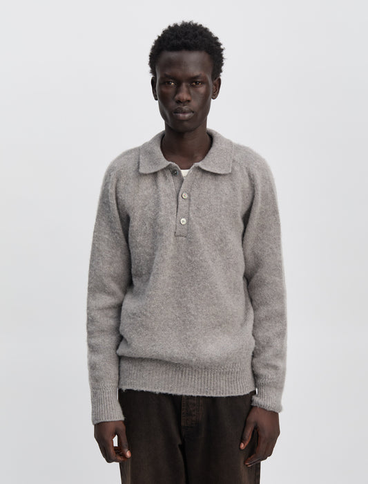 ANOTHER Polo Shirt 4.0, Light Grey Melange