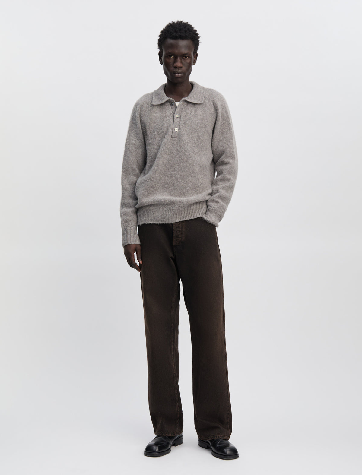 ANOTHER Polo Shirt 4.0, Light Grey Melange
