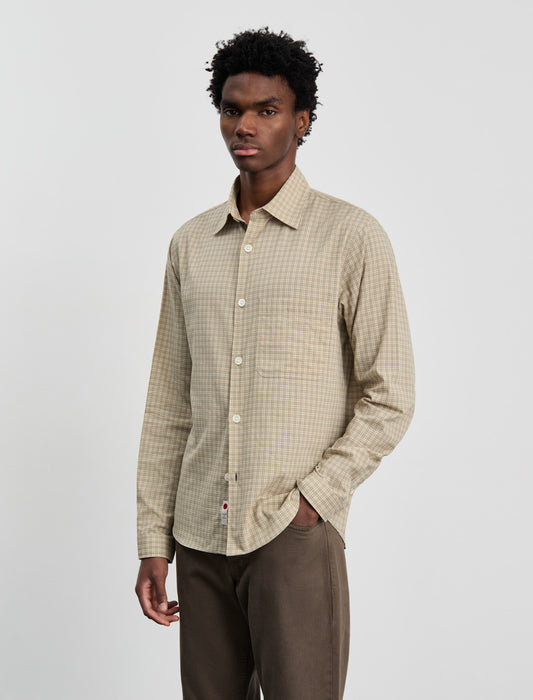 ANOTHER Shirt 4.0 JPN, Green/Ecru Check