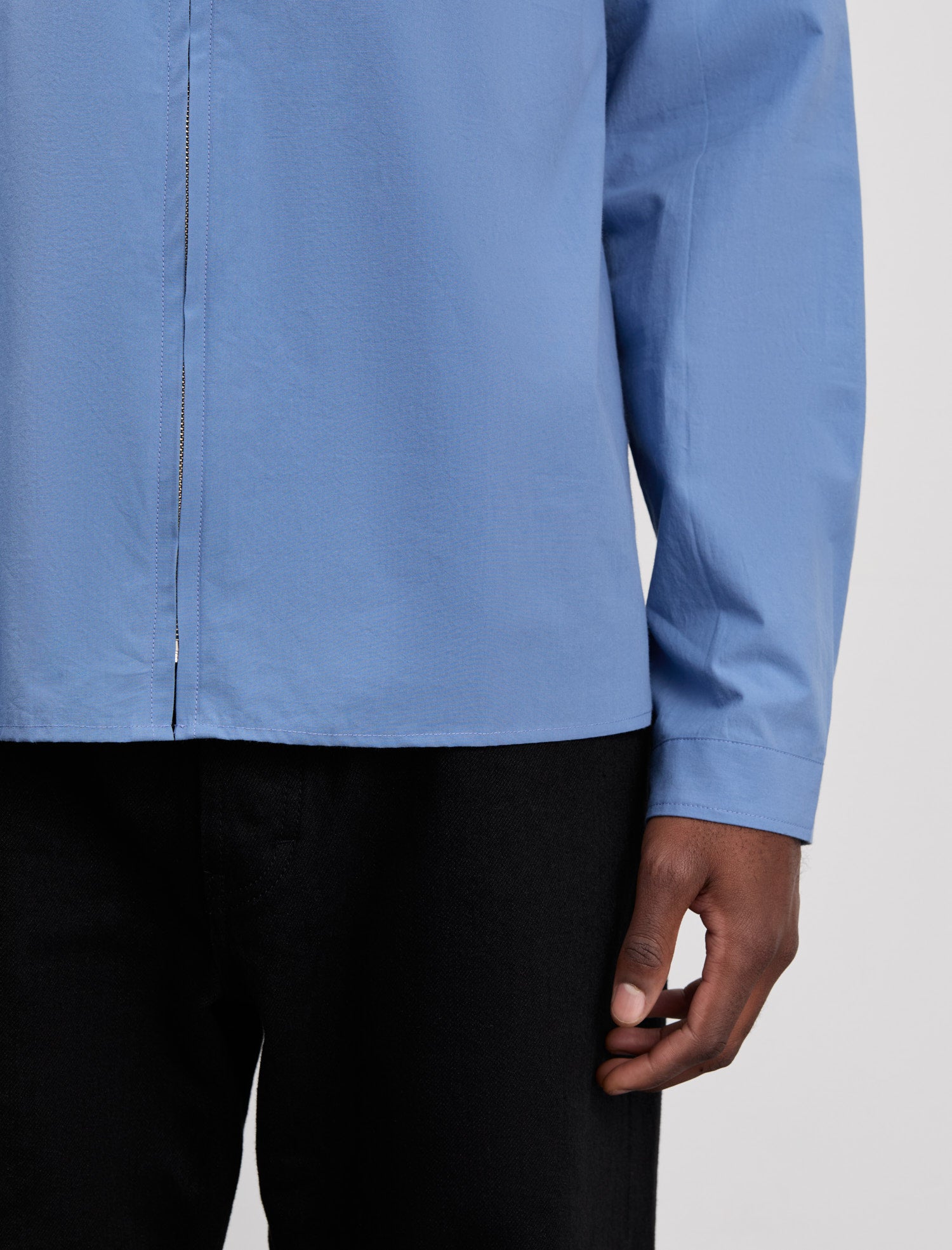 ANOTHER Zip Shirt 1.0 JPN, Ocean Blue – THE OTHER SIDE STORE