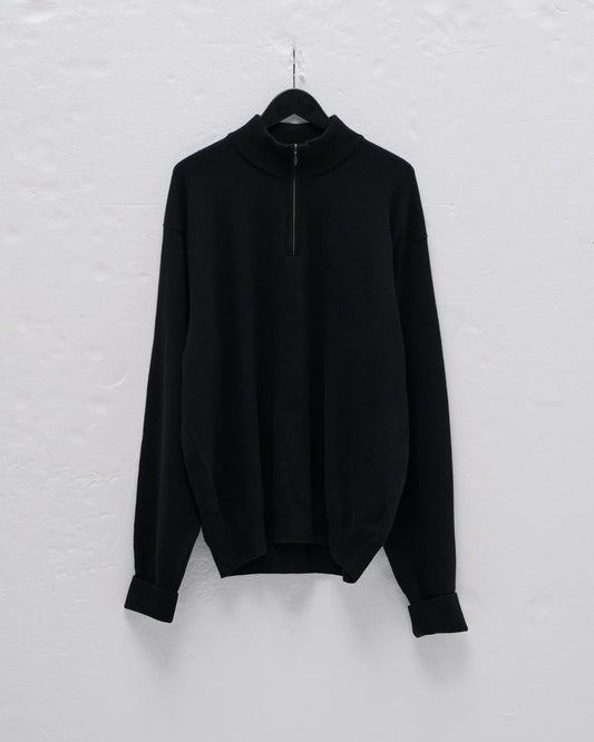 HALF ZIP KNIT