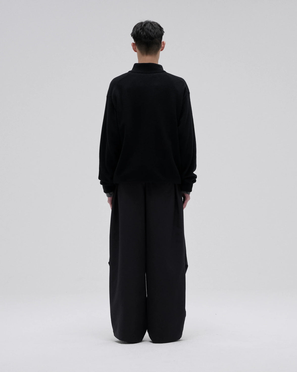 HALF ZIP KNIT