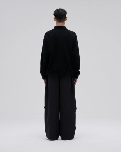 HALF ZIP KNIT