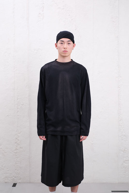 Vertical Line Long Sleeve T-shirt