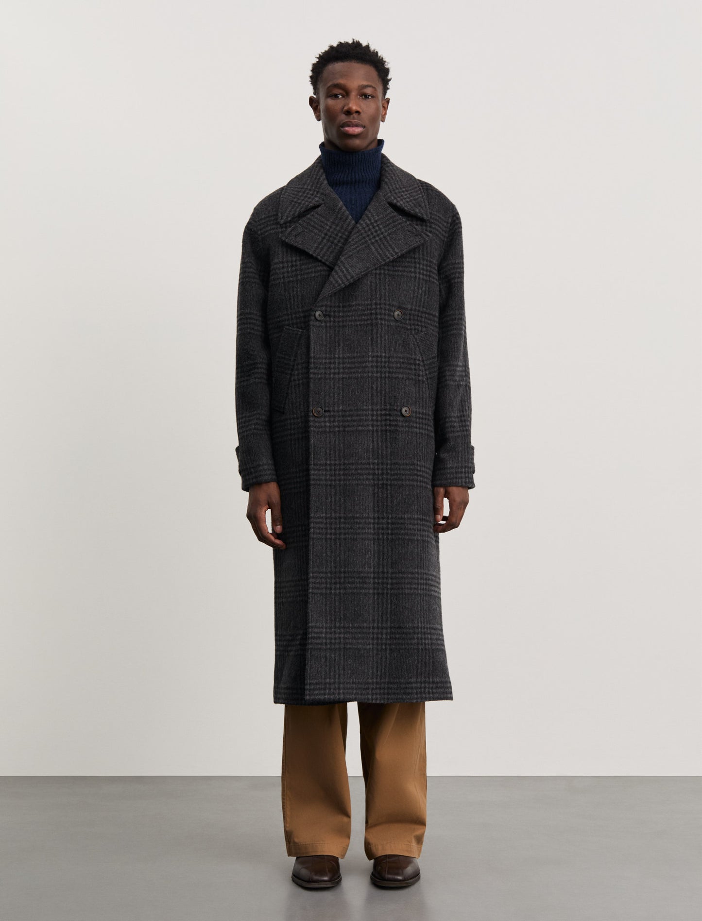 ANOTHER Coat 3.0, Grey Black Tartan