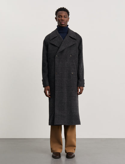 ANOTHER Coat 3.0, Grey Black Tartan