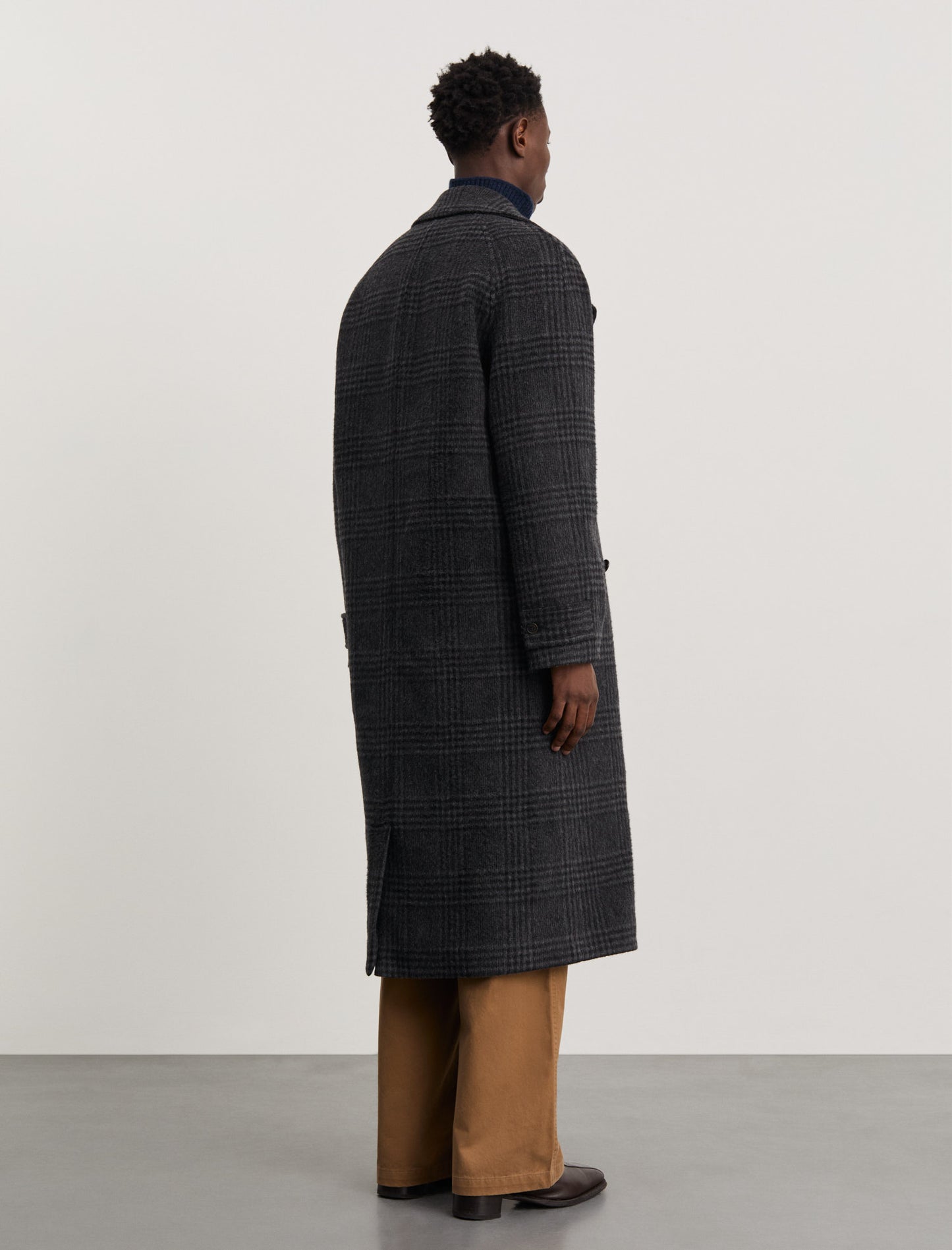 ANOTHER Coat 3.0, Grey Black Tartan