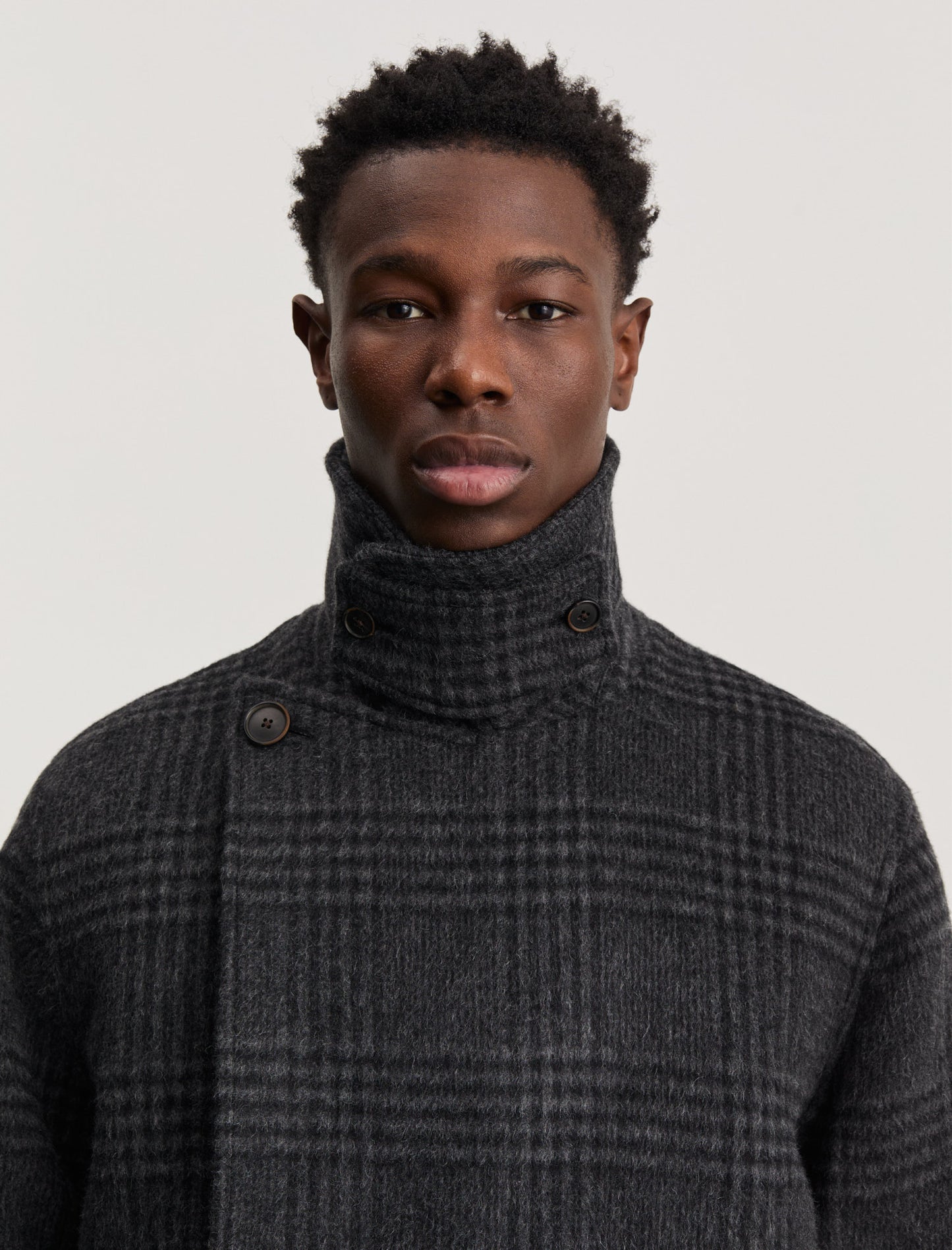 ANOTHER Coat 3.0, Grey Black Tartan