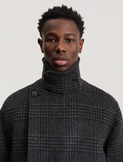ANOTHER Coat 3.0, Grey Black Tartan