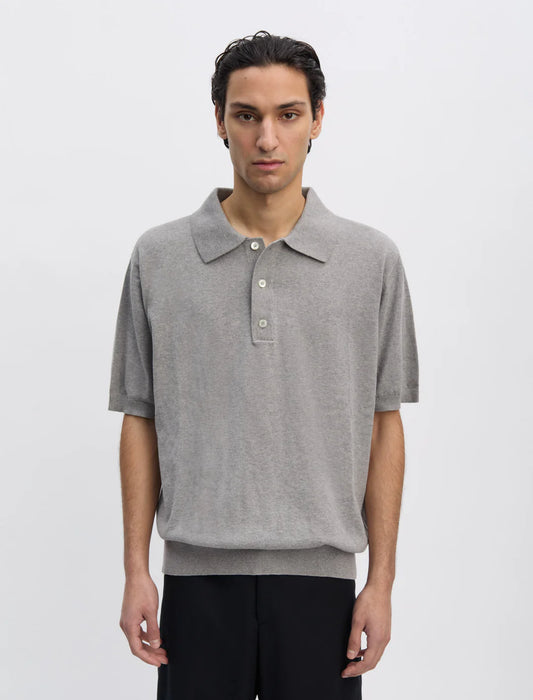 ANOTHER Polo Shirt 3.0, Light Grey Melange