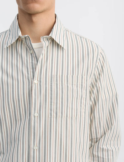 ANOTHER Shirt 3.0, Small Green Stripe