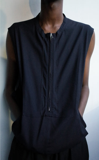 FRAYED VEST