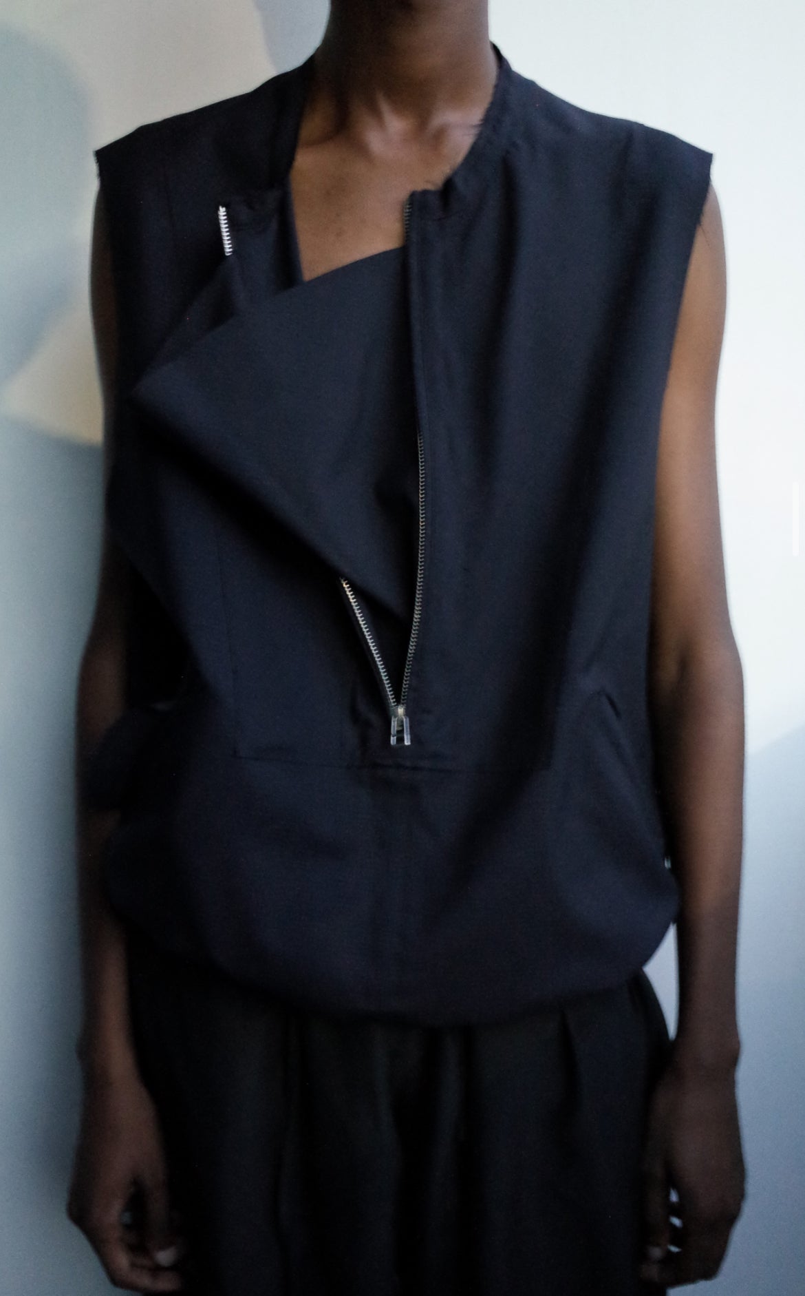 FRAYED VEST