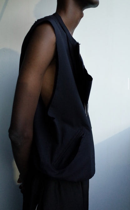 FRAYED VEST