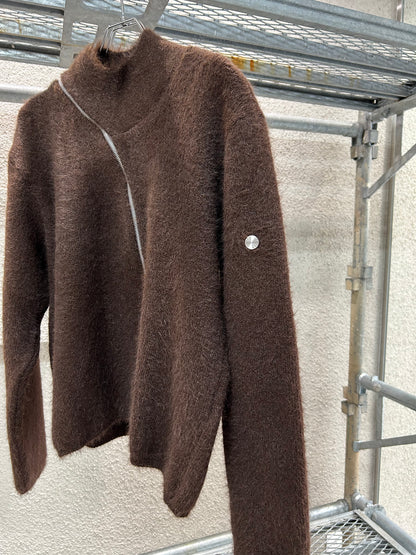 TIRAMISU ZIP UP KNIT