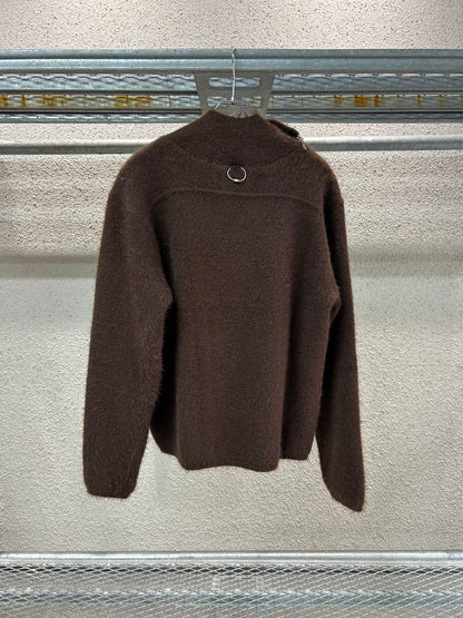TIRAMISU ZIP UP KNIT