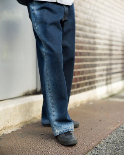SHADOW WASH BAGGY DENIM PANTS