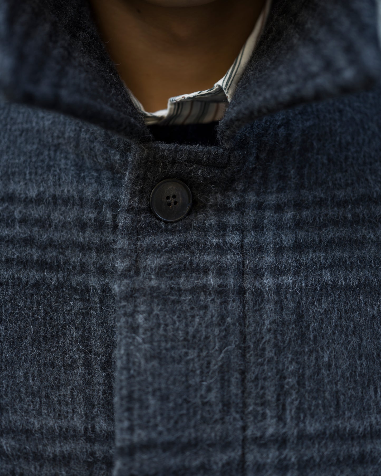 ANOTHER Coat 1.0, Grey Black Tartan