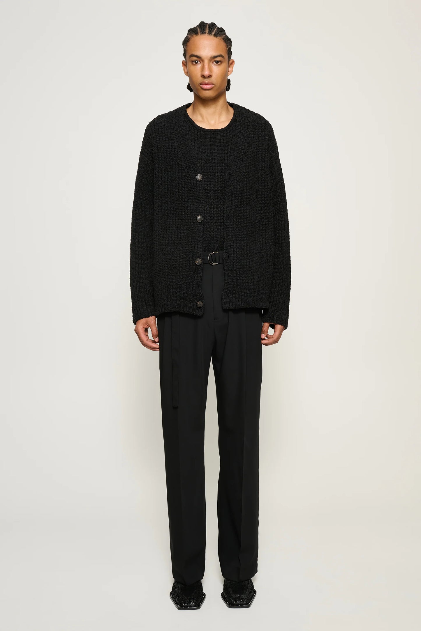 Omari Double Pleated Trousers
