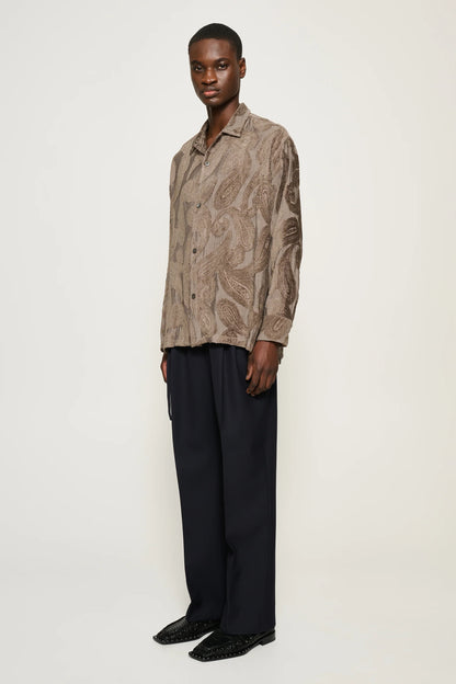 Omari Double Pleated Trousers