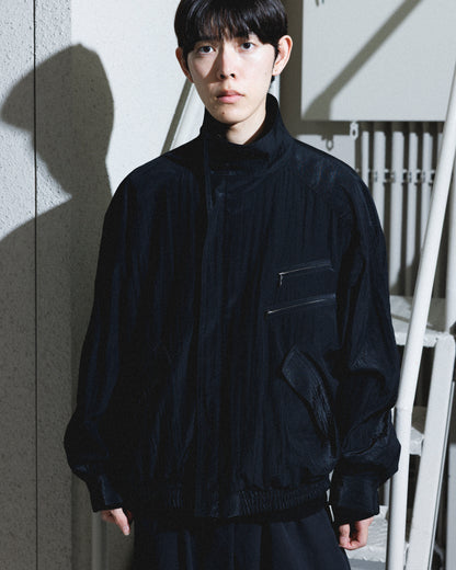 WOOL NYLON RIDERS BLOUSON