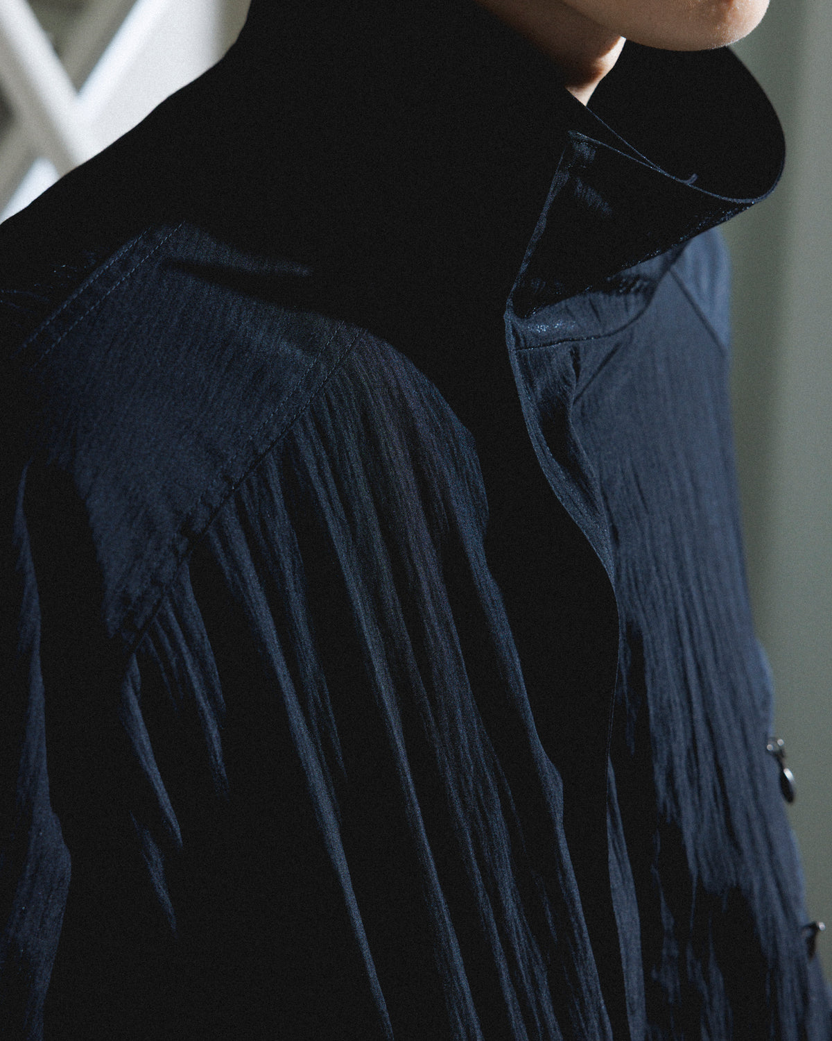 WOOL NYLON RIDERS BLOUSON