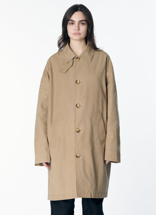 WAXED TRENCH COAT