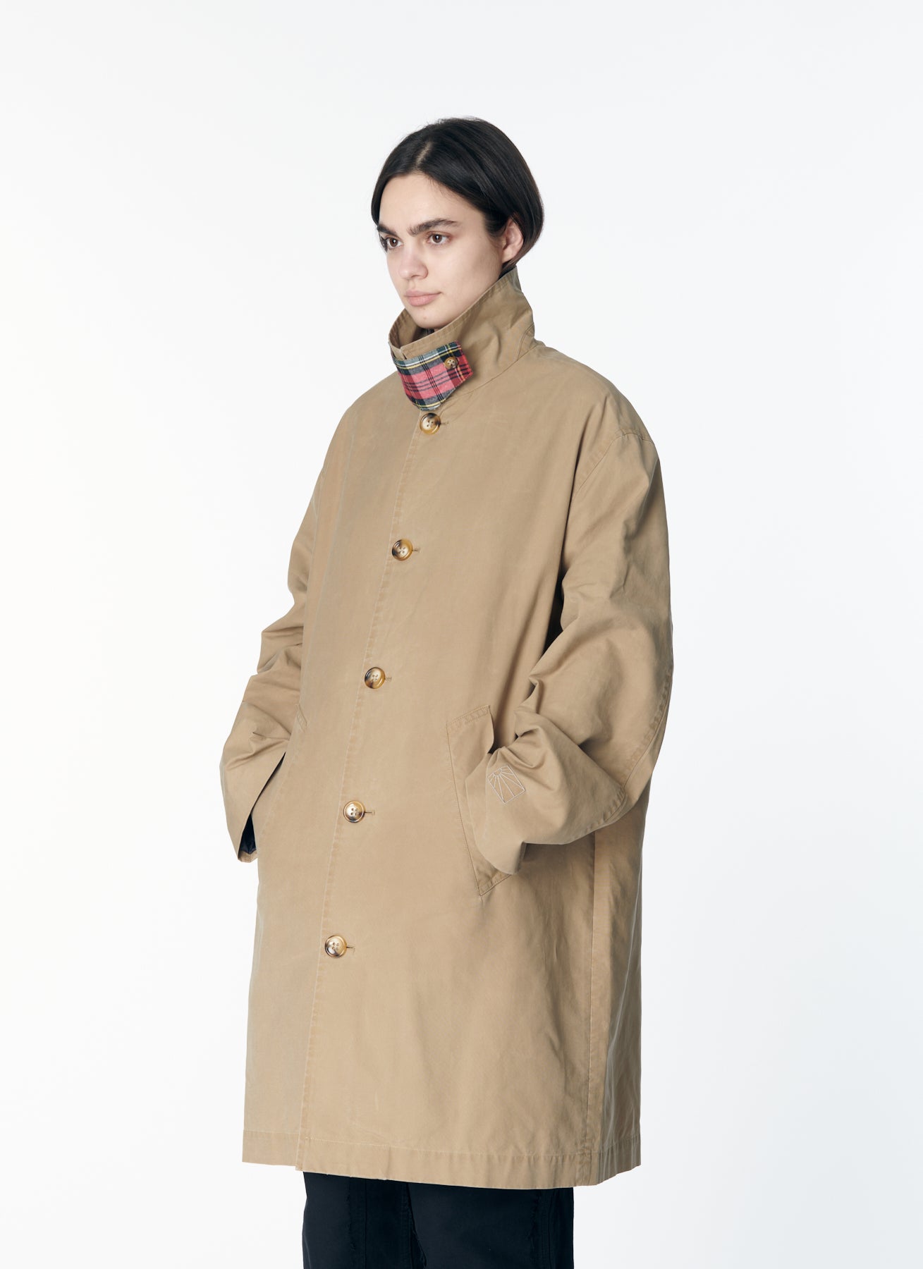 WAXED TRENCH COAT