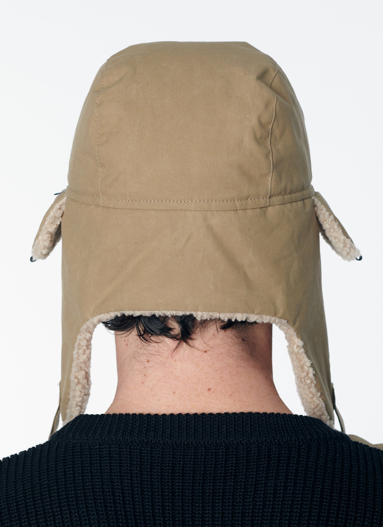 WAXED COTTON TRAPPER HAT