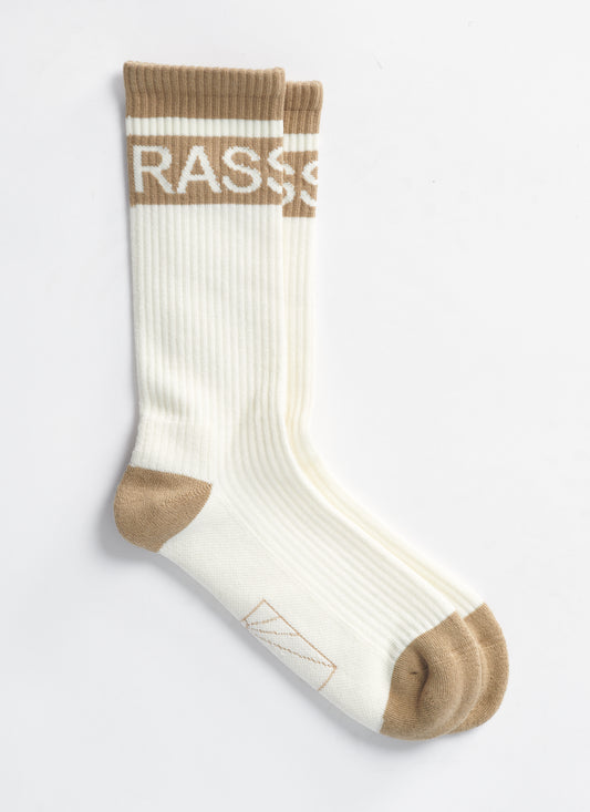 STRIPED LOGO CREW SOCK