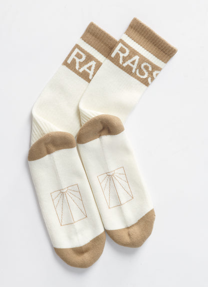 STRIPED LOGO CREW SOCK