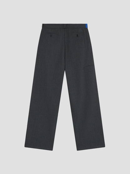 PIN STRIPE SLACKER CHINO PANTS
