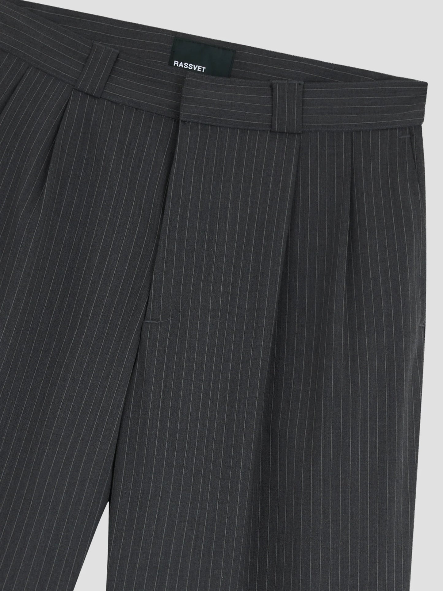 PIN STRIPE SLACKER CHINO PANTS