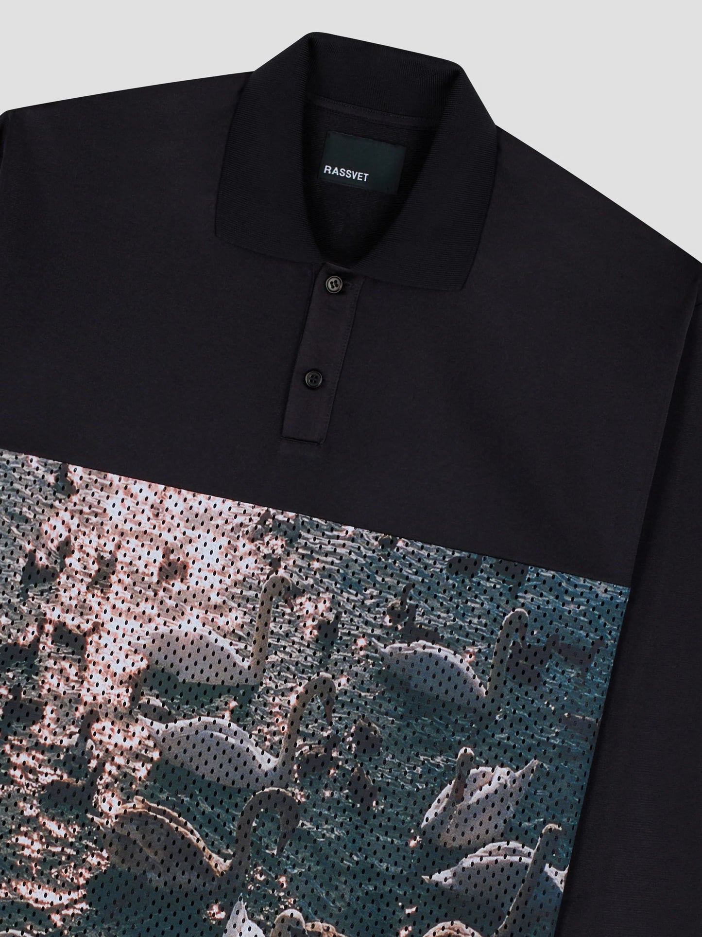 SWAN MESH LS POLO