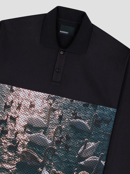 SWAN MESH LS POLO