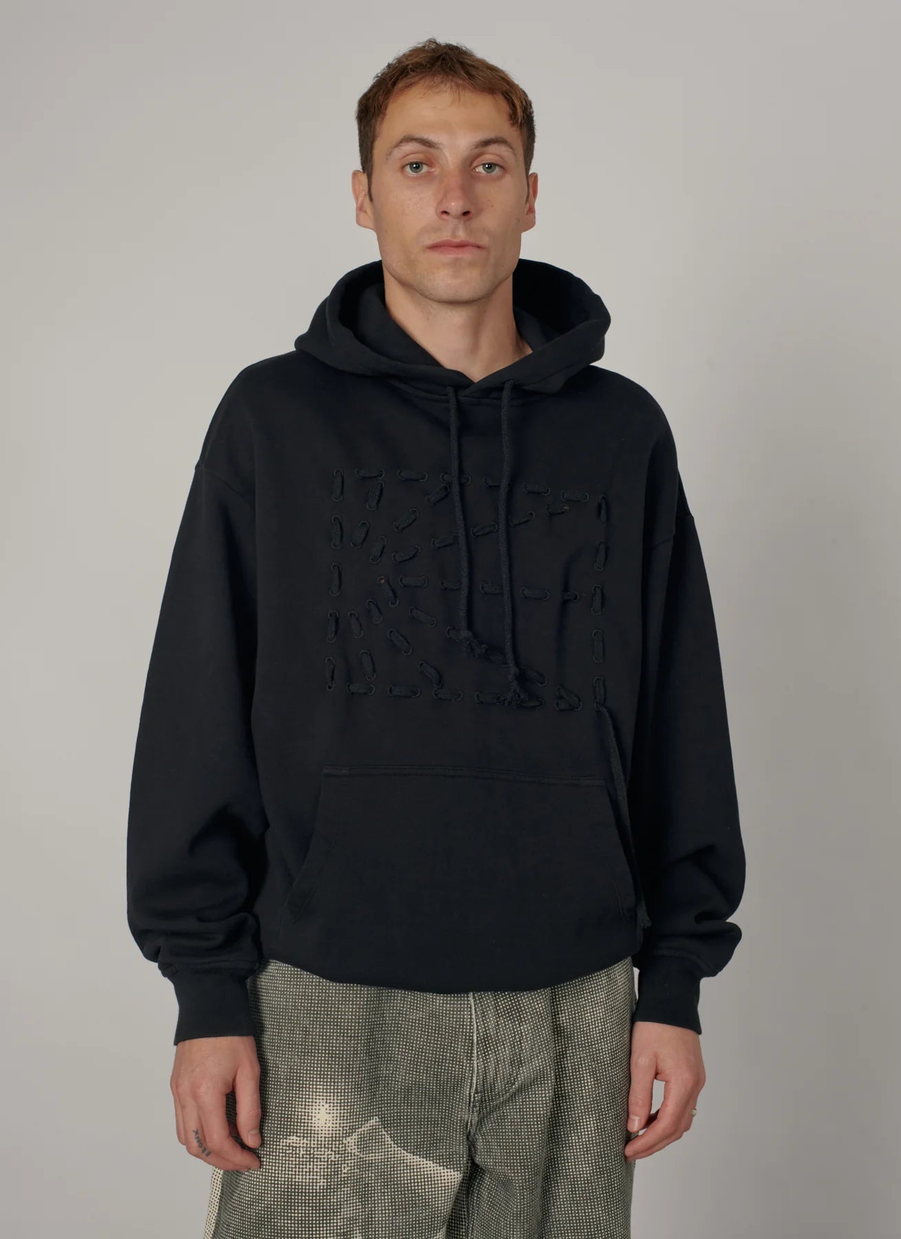 WEAVE LOGO HOODIE