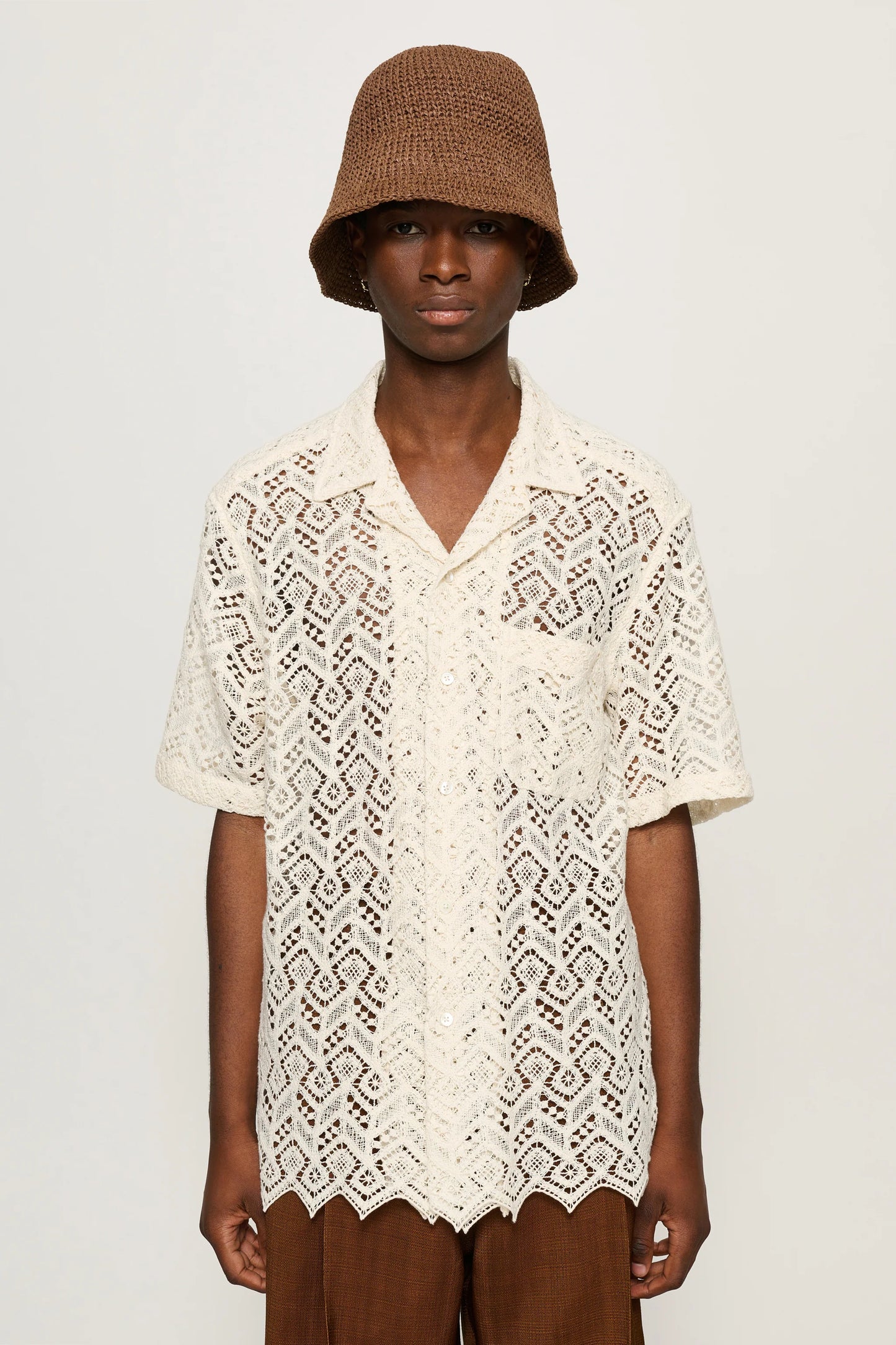 Ture Cotton Lace Shirt