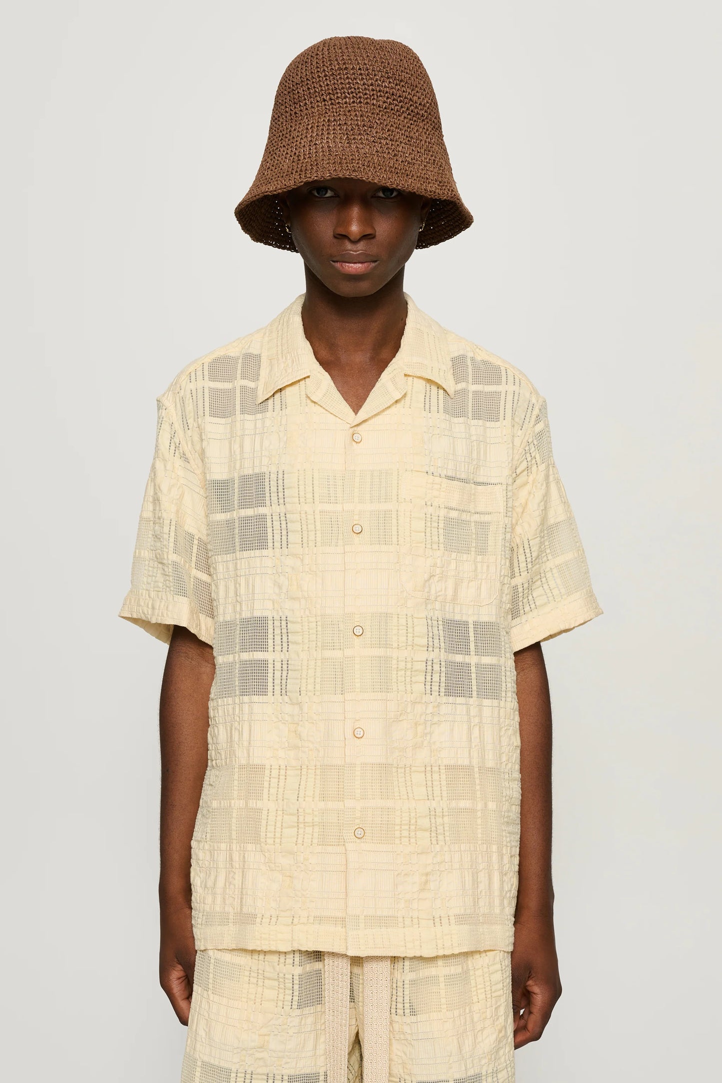 Ture Sheer Check Shirt