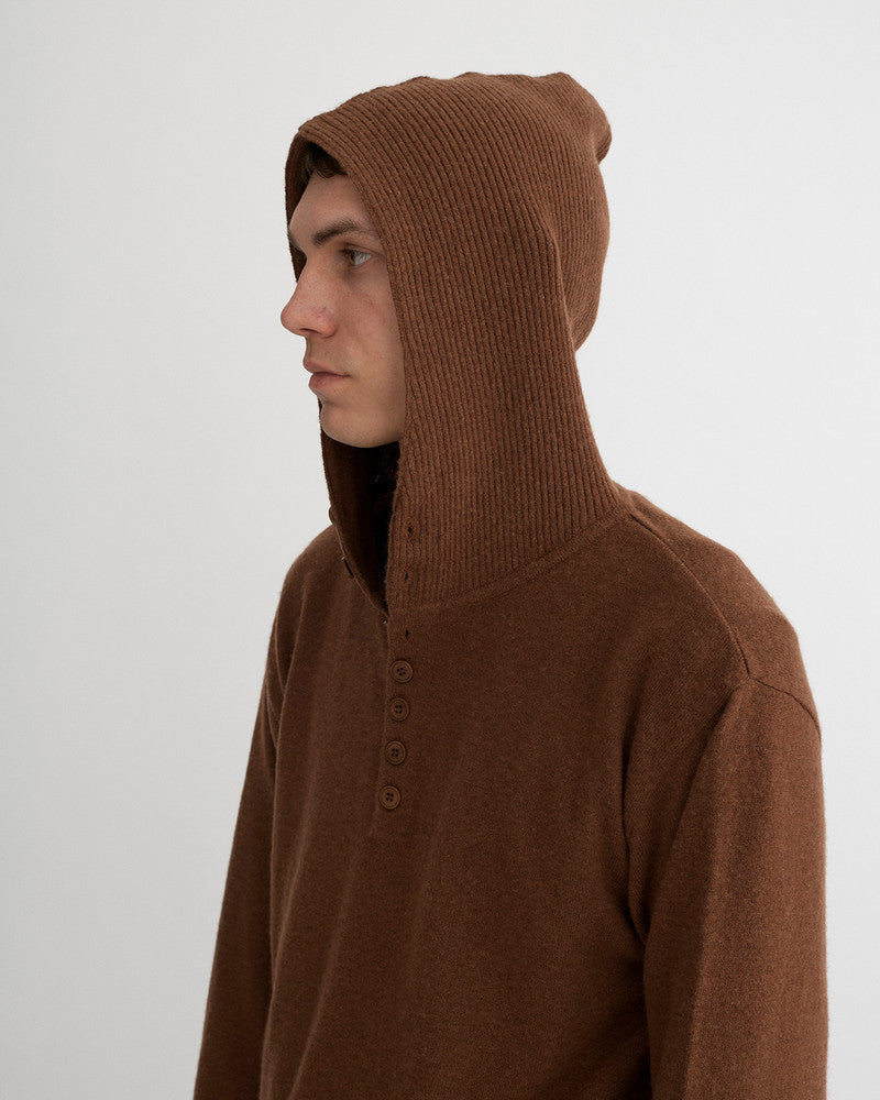 BUTTON HOODIE