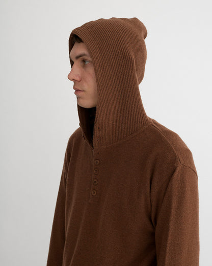 BUTTON HOODIE