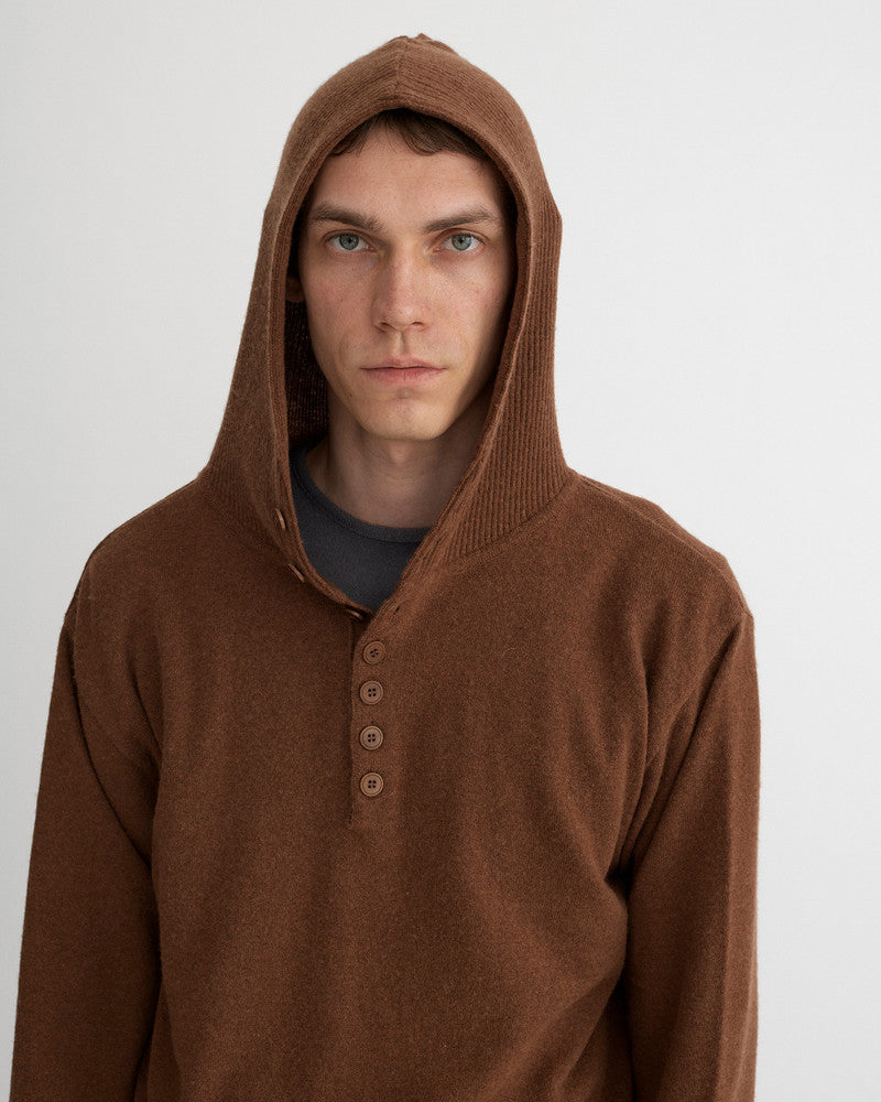 BUTTON HOODIE