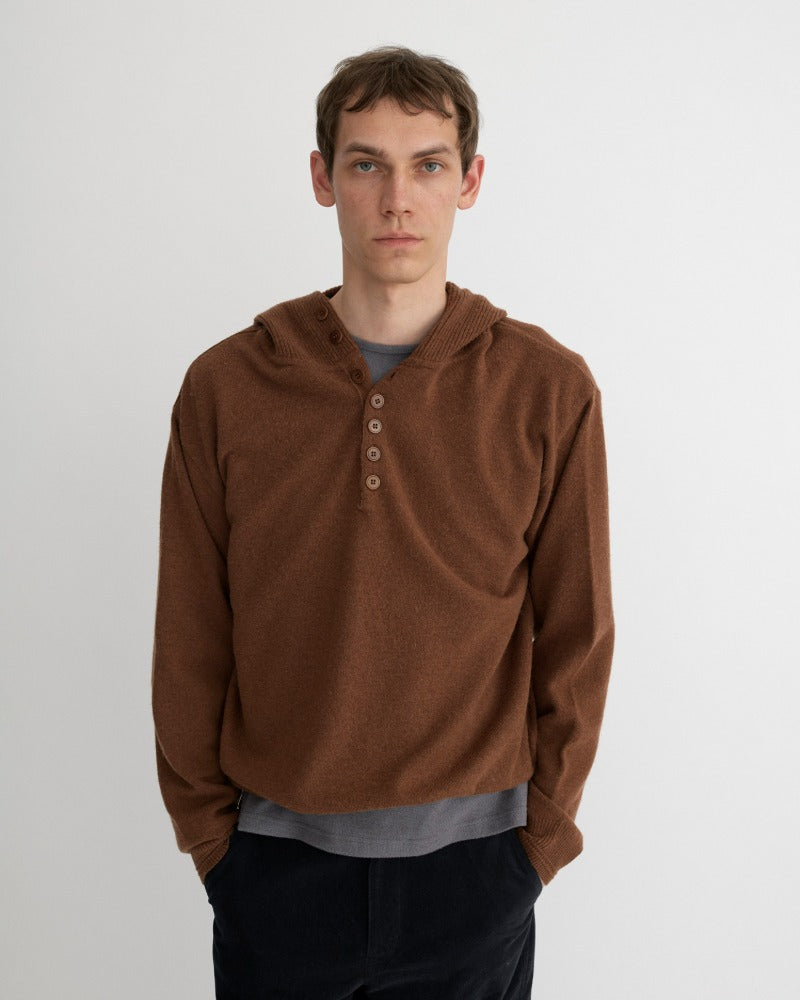 BUTTON HOODIE
