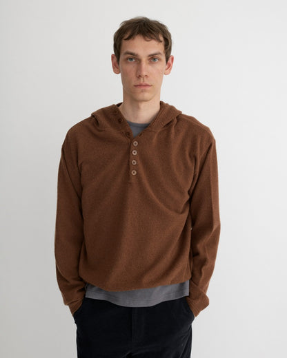 BUTTON HOODIE