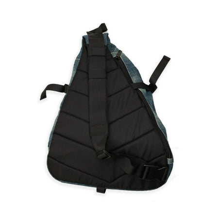 Denim Sling Backpack